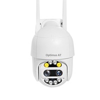 Camera supraveghere interior / exterior cu 2 lentile Optimus AT 9128-2 fullHD 2 mp comunicare bidirectionala, vedere noctura, aplicatie telefon