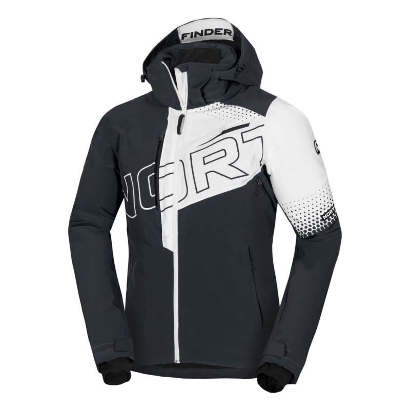 Geaca barbati schi stretch NORTHFINDER Wegritten BU-3792SNW, Negru/Alb