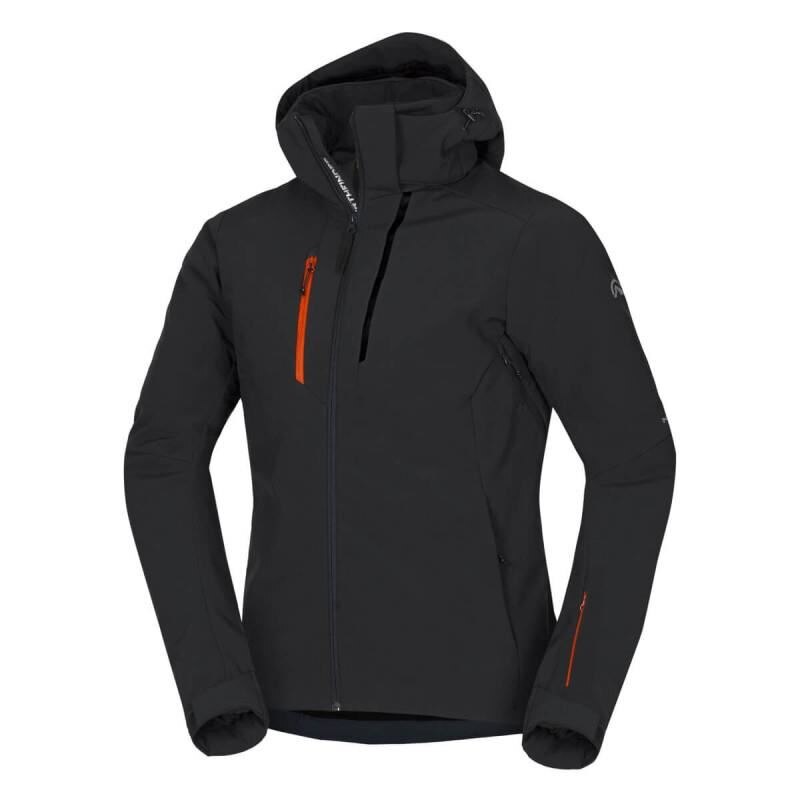 Geaca barbati schi stretch Softshell 3L NORTHFINDER Florian BU-3793SNW, Negru