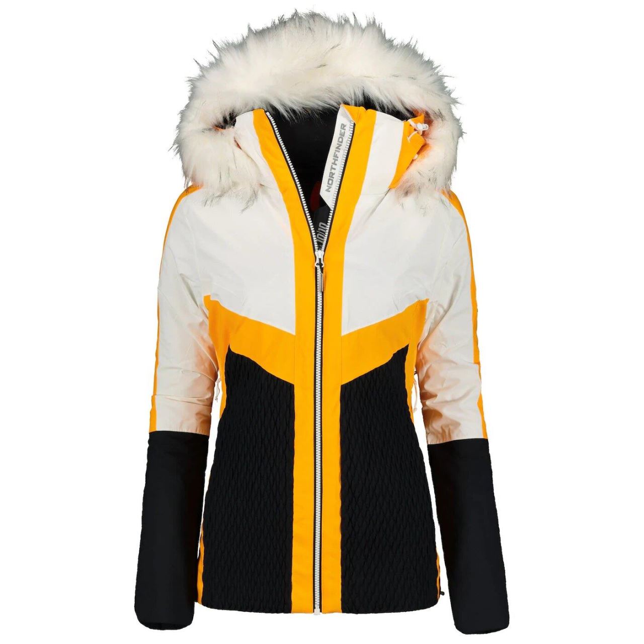 Geaca femei schi stretch NORTHFINDER Qenthynsea BU-4791SNW, Alb