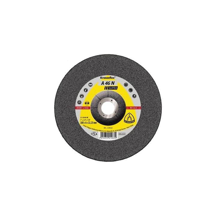 Klingspor csiszolókorong 125x6x22.23mm A 46 N S Domborított