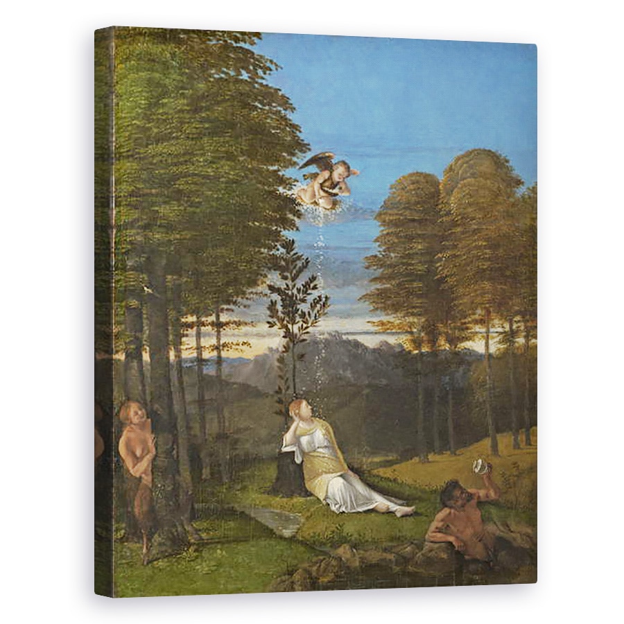 Tablou canvas - Lorenzo Lotto - Alegorie de castitate, 40 x 50 cm