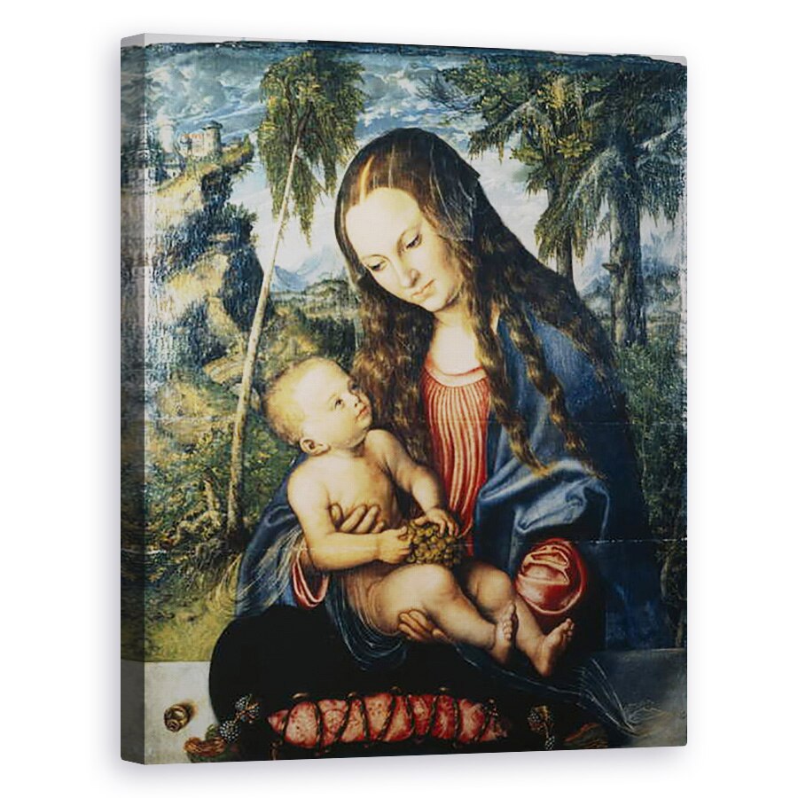 Tablou canvas - Lucas Cranach the Elder - Madonna sub brad, 40 x 50 cm