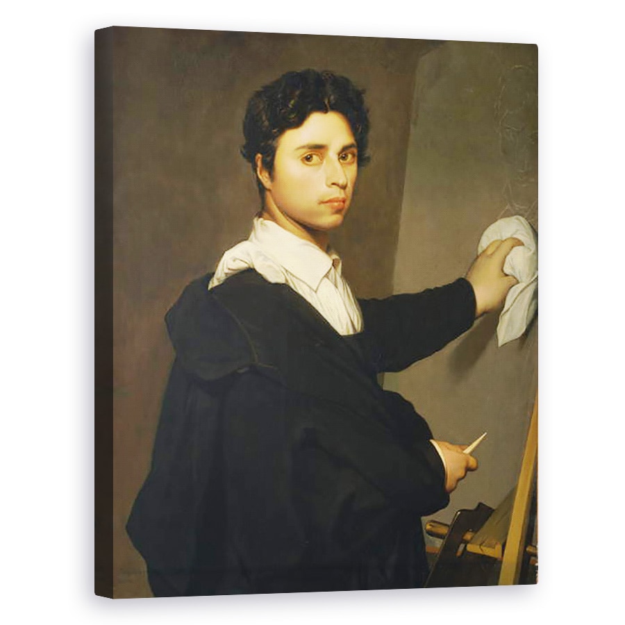 Tablou canvas - Madame Gustave Hequet - Ingres ca un tanar, 40 x 50 cm
