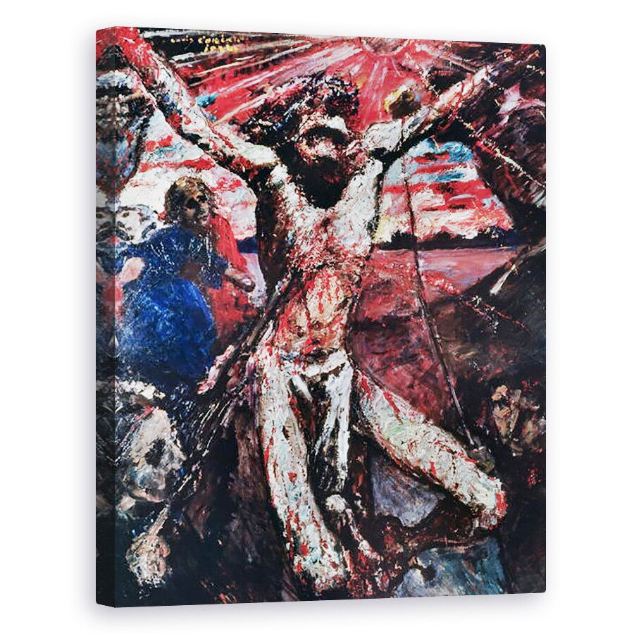 Tablou canvas - Lovis Corinth - Cristosul Rosu, 40 x 50 cm