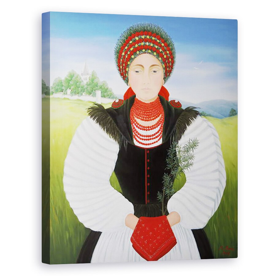Tablou canvas - Magdolna Ban - Mireasa Transilvaniei, 40 x 50 cm