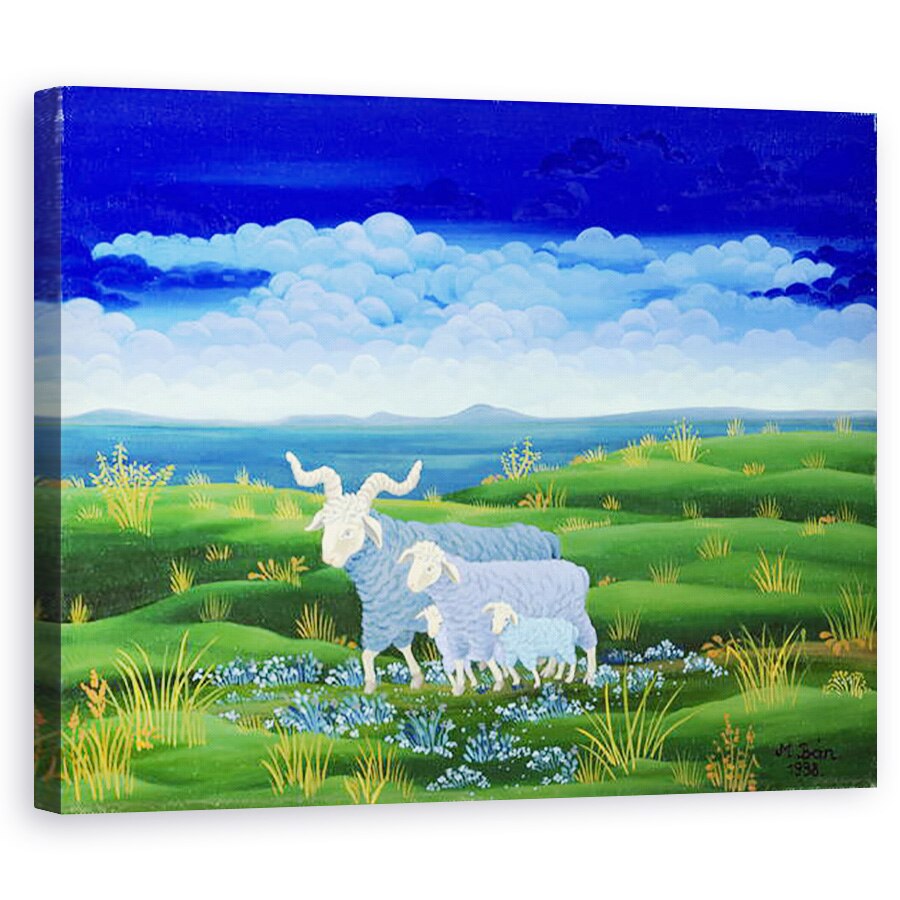 Tablou canvas - Magdolna Ban - Calatorie in albastru, 60 x 75 cm