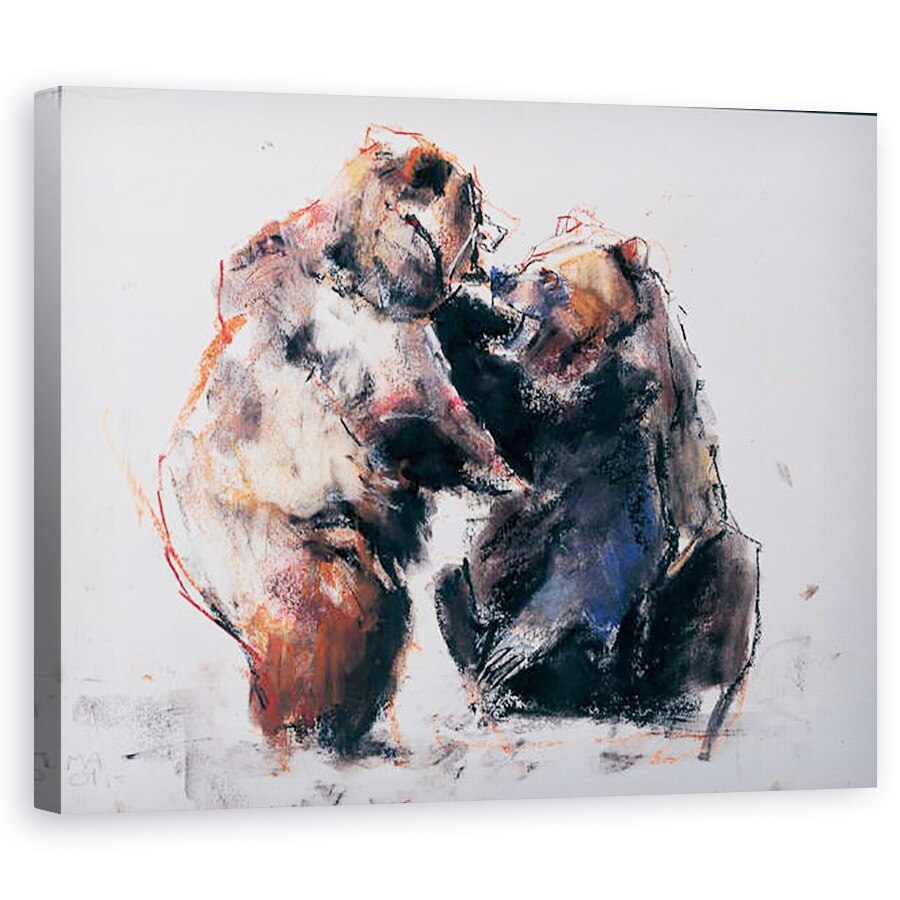 Tablou canvas - Mark Adlington - Ursii bruni europeni, 40 x 50 cm