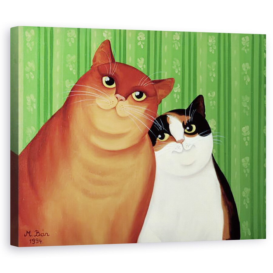 Tablou canvas - Magdolna Ban - Moggies, 40 x 50 cm