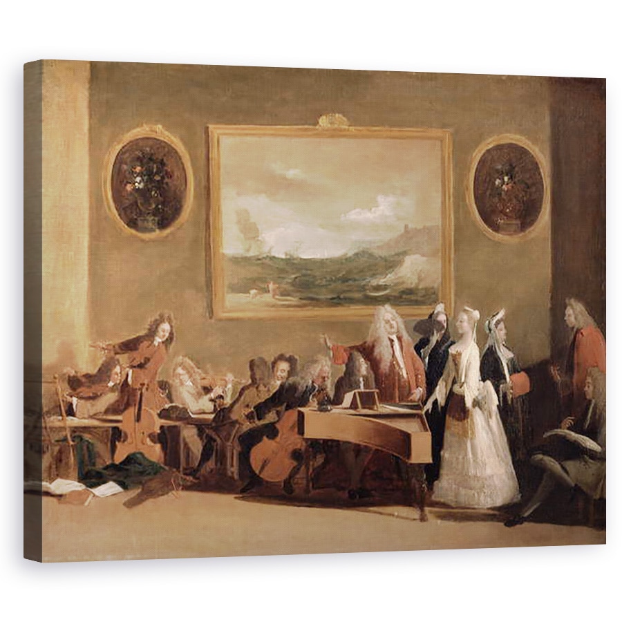 Tablou canvas - Marco Ricci - Repetitia unei opere I, 40 x 50 cm