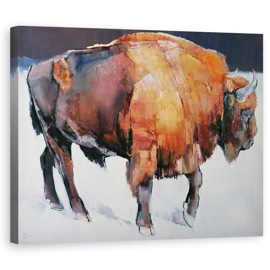 Tablou canvas - Mark Adlington - Bizonul European, 40 x 50 cm