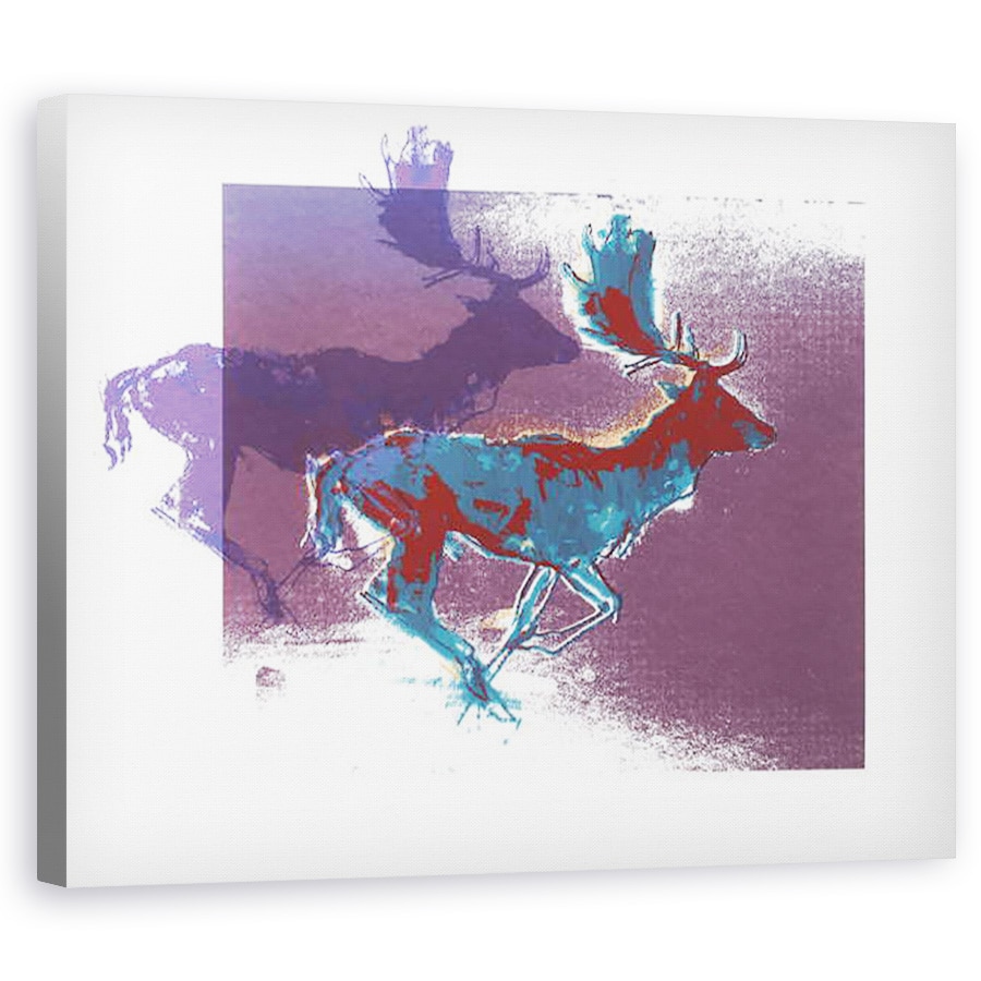 Tablou canvas - Mark Adlington - Bucks Fallow albastru/rosu, violet, 2015, 40 x 50 cm