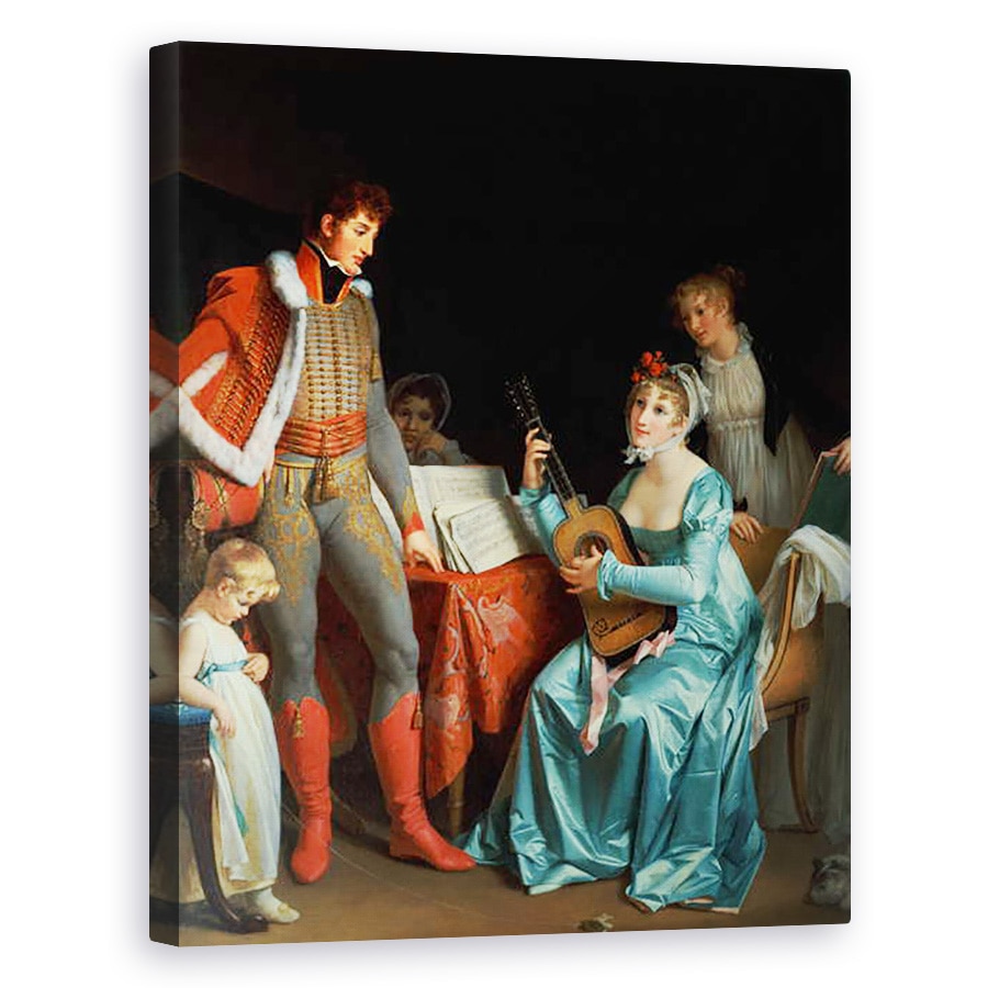 Tablou canvas - Marguerite Gerard - La Ducesa Abrantes et le General Junot, 60 x 75 cm