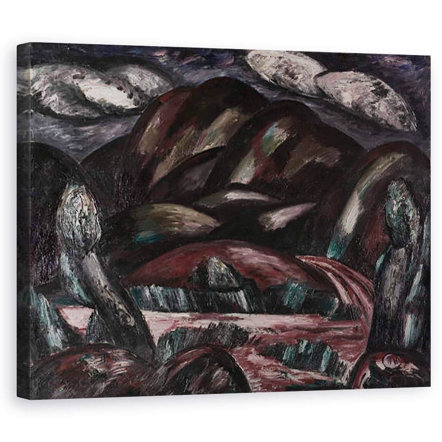 Tablou canvas - Marsden Hartley - New Mexico amintesc, 40 x 50 cm