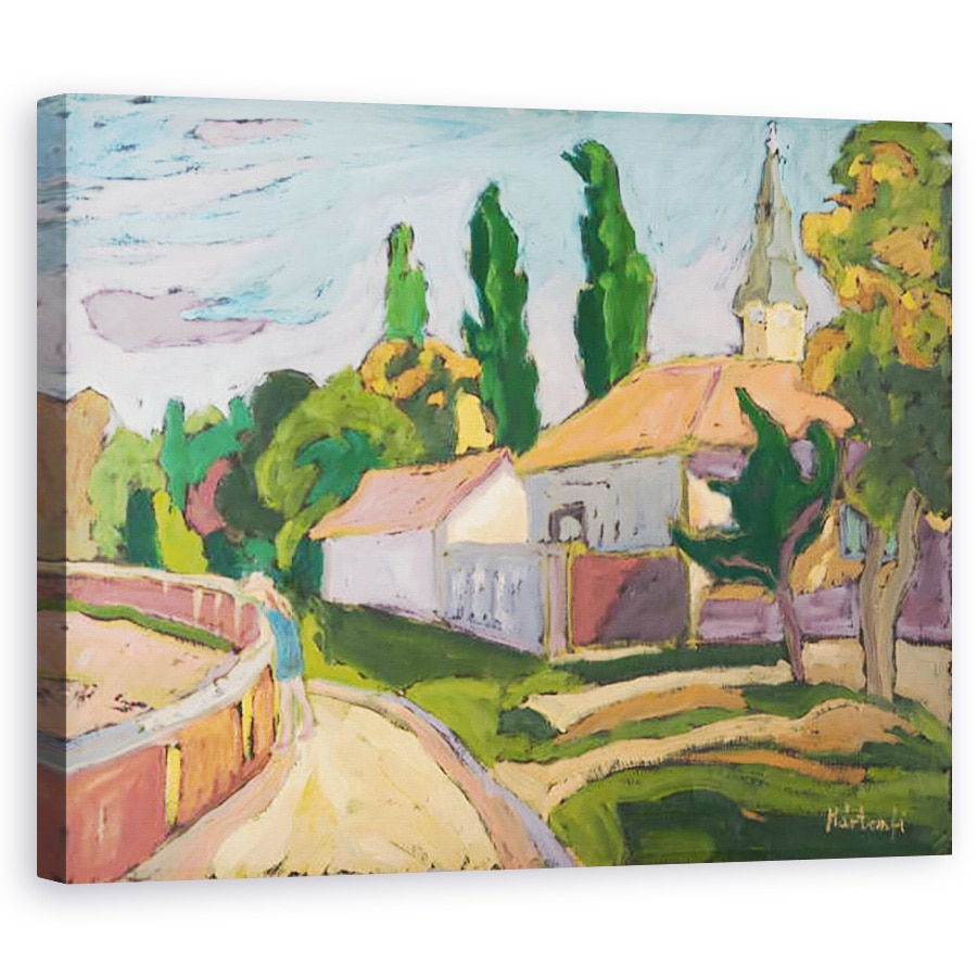 Tablou canvas - Marta Martonfi-Benke - Sat de spirit, 40 x 50 cm
