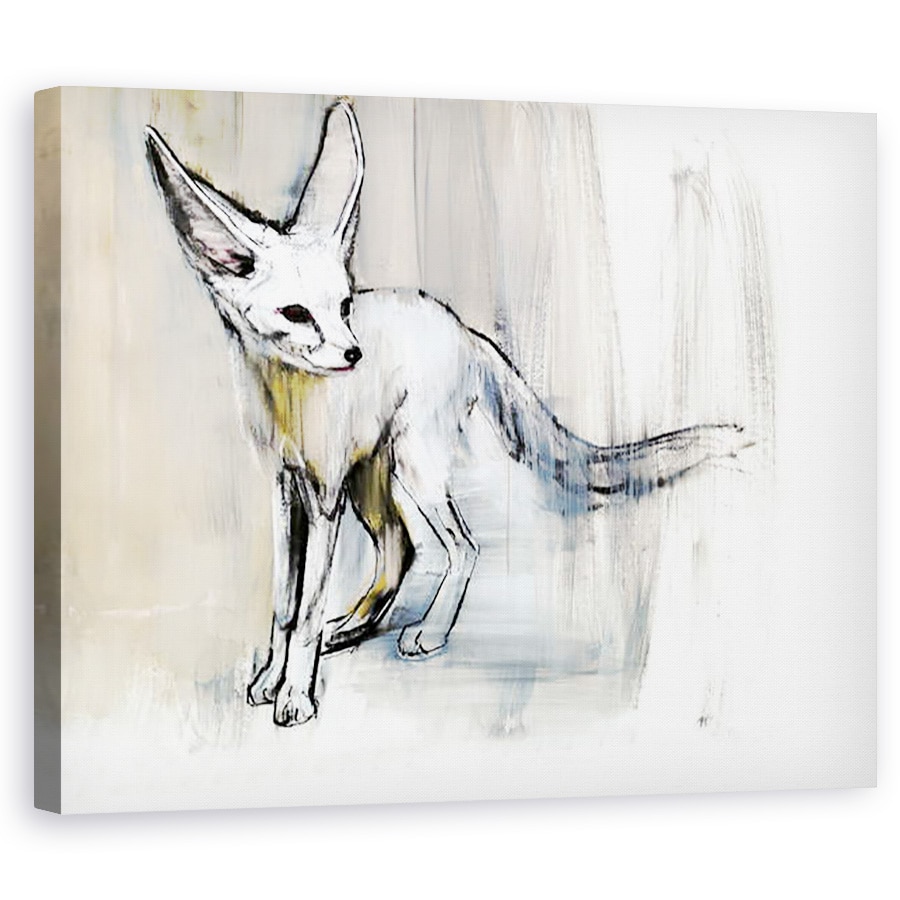 Tablou canvas - Mark Adlington - Fox de nisip, 60 x 75 cm