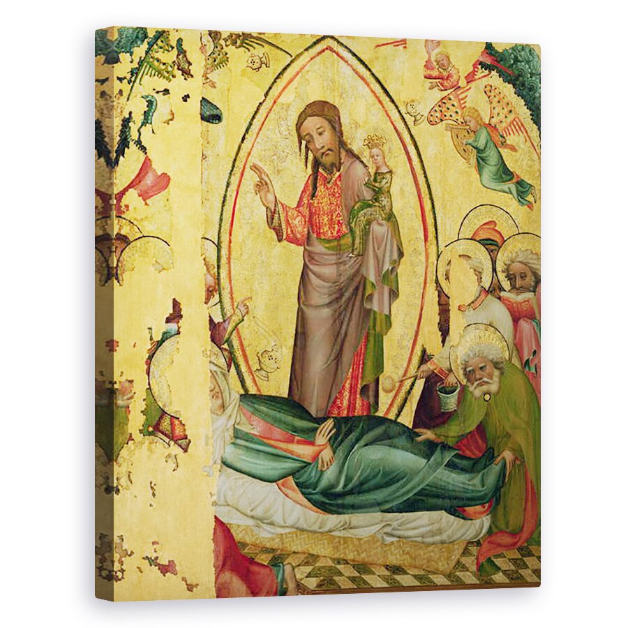 Tablou canvas - Master Bertram of Minden - Adormirea Maicii Domnului, din aripa stanga a altarului Buxtehude, 40 x 50 cm