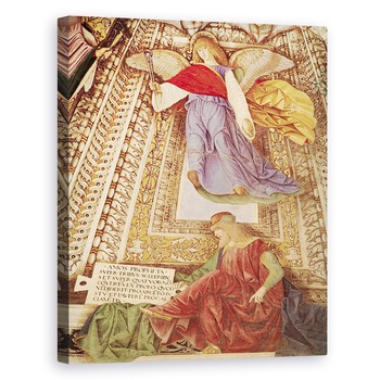 Tablou canvas - Melozzo da Forli - Amos si ingerul care detine clestii pasiunii lui Hristos, din cupola sacristiei Sfantului Marcu, 40 x 50 cm Tablou canvas - Melozzo da Forli - Amos si ingerul care detine clestii pasiunii lui Hristos, din cupola sacristiei Sfantului Marcu, 40 x 50 cm