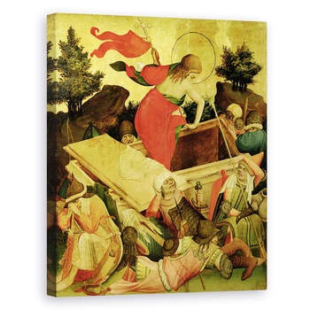 Tablou canvas - Master Francke - invierea, panou de la Altarul Sfantul Thomas de la Biserica Sfantul Ioan, Hamburg, 40 x 50 cm Tablou canvas - Master Francke - invierea, panou de la Altarul Sfantul Thomas de la Biserica Sfantul Ioan, Hamburg, 40 x 50 cm