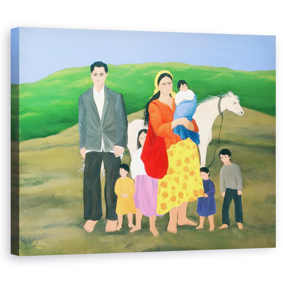 Tablou canvas - Magdolna Ban - Familia Gipsy, 40 x 50 cm