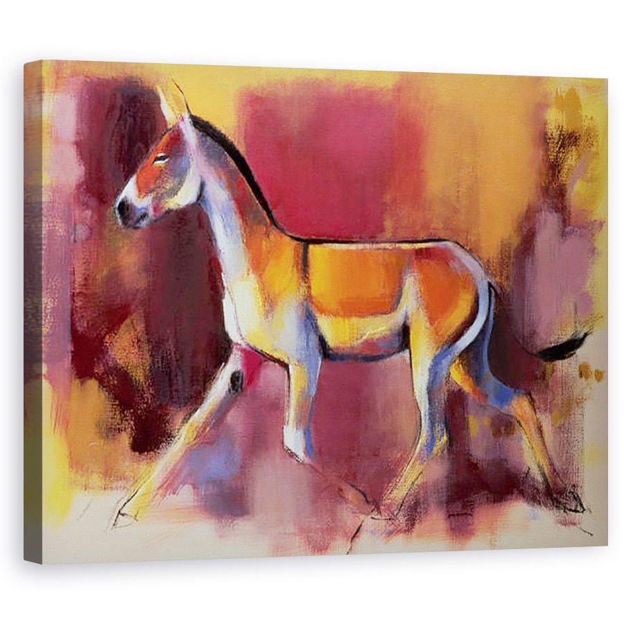 Tablou canvas - Mark Adlington - Ass salbatic, Rann de Kutch, 60 x 75 cm