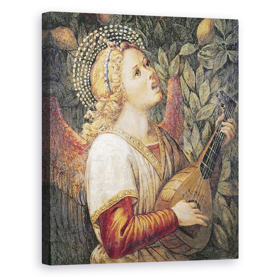 Tablou canvas - Melozzo da Forli - Inger muzician I, 40 x 50 cm