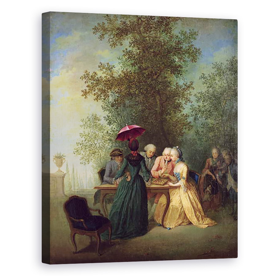 Tablou canvas - Michel Barthelemy Ollivier - Jocul de proiecte, 60 x 75 cm