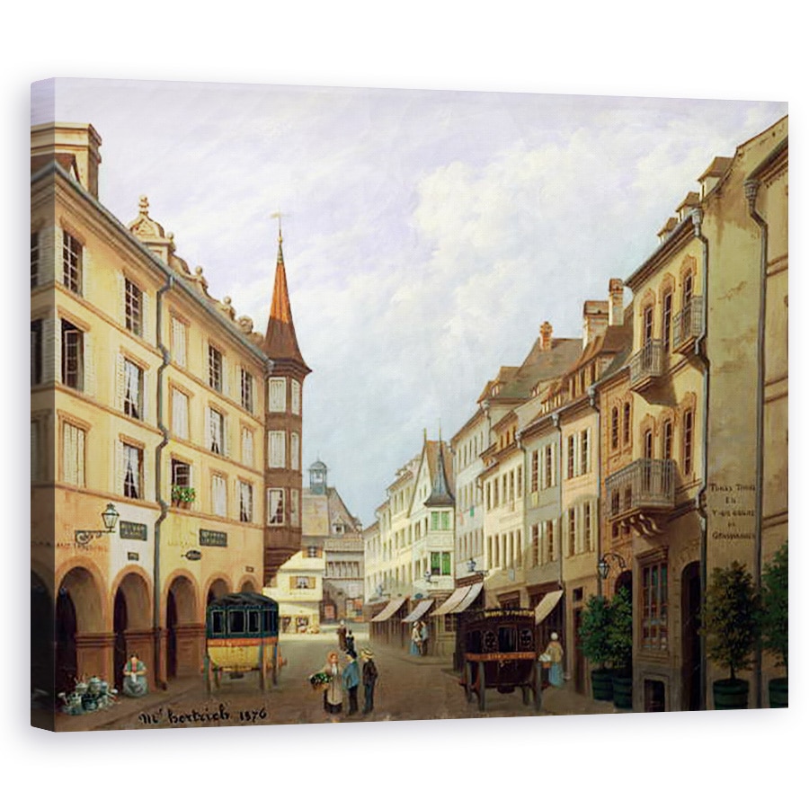 Tablou canvas - Michel Hertrich - Arcadele, Grand Rue, Colmar, 60 x 75 cm