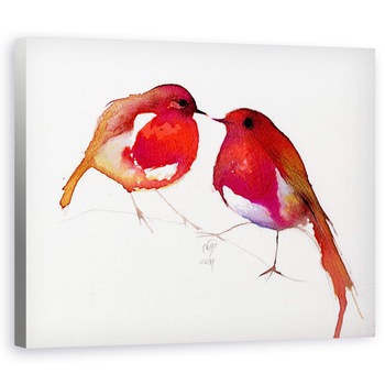 Tablou canvas - Nancy Moniz Charalambous - Doua pasari mici de cerneala, 2014, 60 x 75 cm Tablou canvas - Nancy Moniz Charalambous - Doua pasari mici de cerneala, 2014, 60 x 75 cm