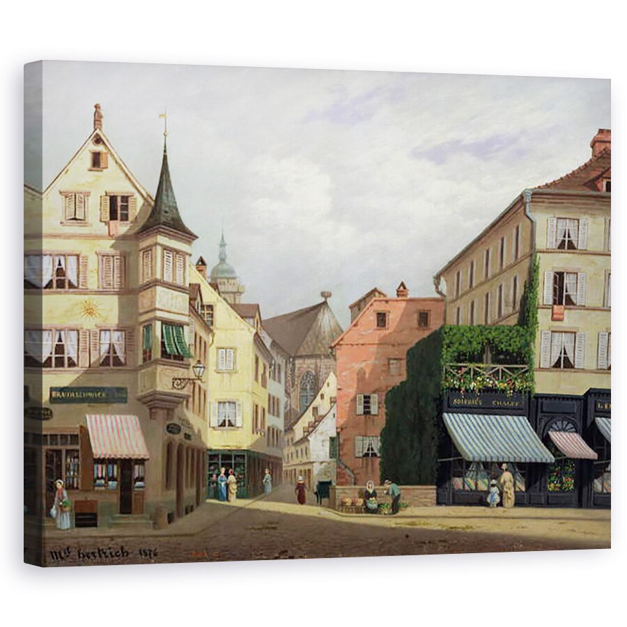 Tablou canvas - Michel Hertrich - Maison Mathieu, Grand-Rue, Colmar, 40 x 50 cm
