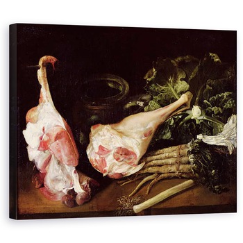 Tablou canvas - Michel-Honore Bounieu - Masa de bucatarie, 60 x 75 cm Tablou canvas - Michel-Honore Bounieu - Masa de bucatarie, 60 x 75 cm