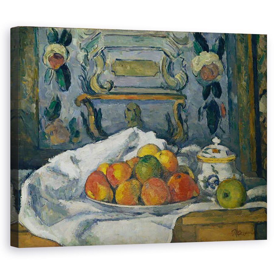 Tablou canvas - Paul Cezanne - Mancaruri de mere, 60 x 75 cm