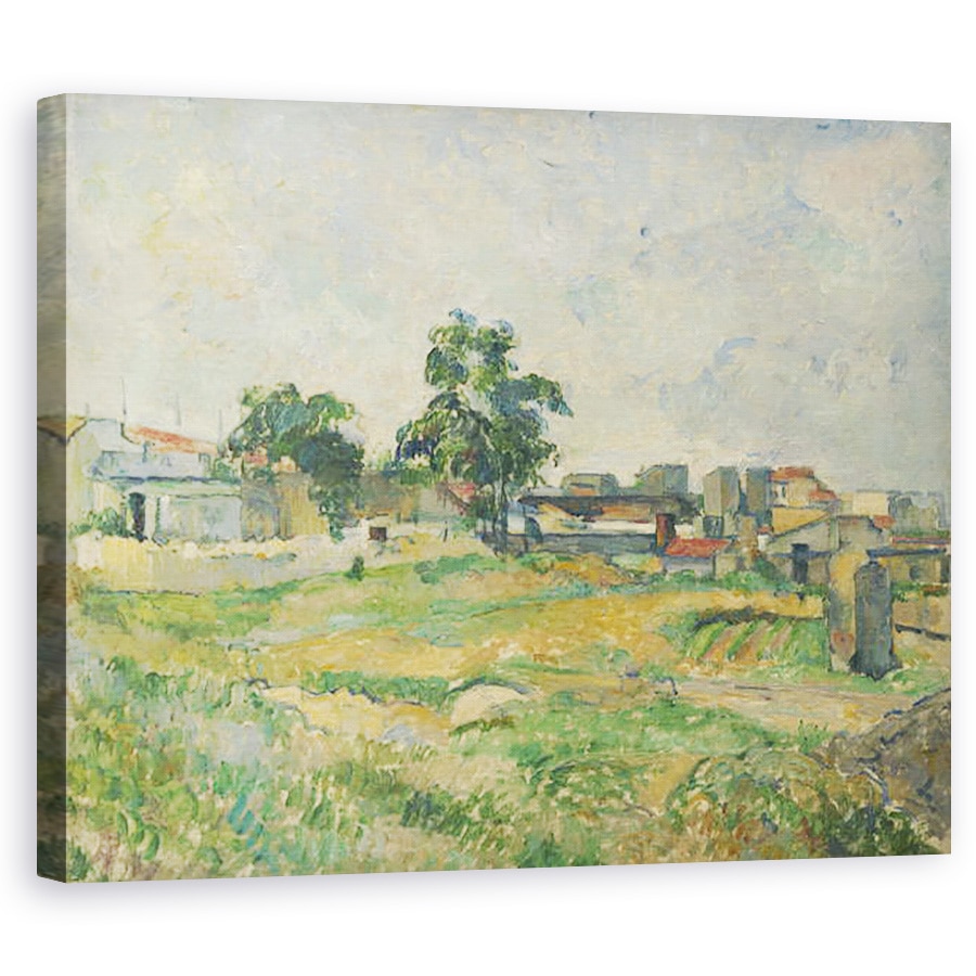 Tablou canvas - Paul Cezanne - Peisaj langa Paris, 40 x 50 cm