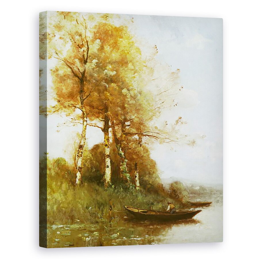 Tablou canvas - Paul Desire Trouillebert - Efectul diminetii, 40 x 50 cm