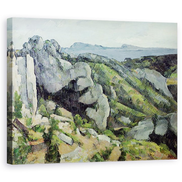 Картина на платно - Пол Сезан - Скали в LEstaque, 40 x 50 см