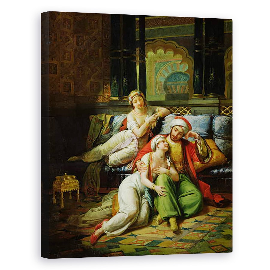 Tablou canvas - Paul Emile Detouche - Scheherazade, 60 x 75 cm