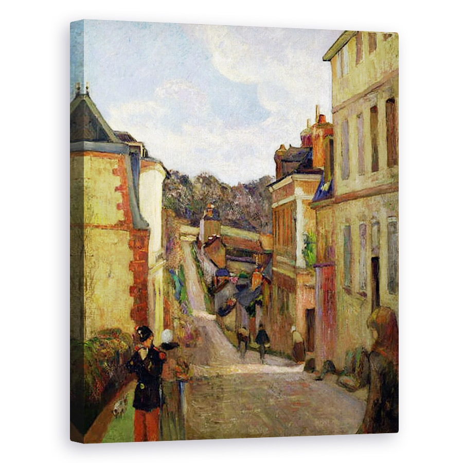 Tablou canvas - Paul Gauguin - O strada suburbana, 40 x 50 cm