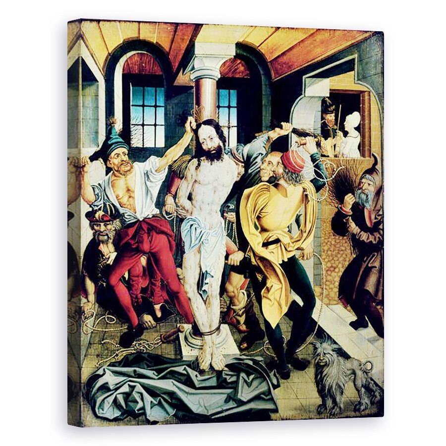 Tablou canvas - Paul Lautensack - Flagelarea lui Hristos, 60 x 75 cm