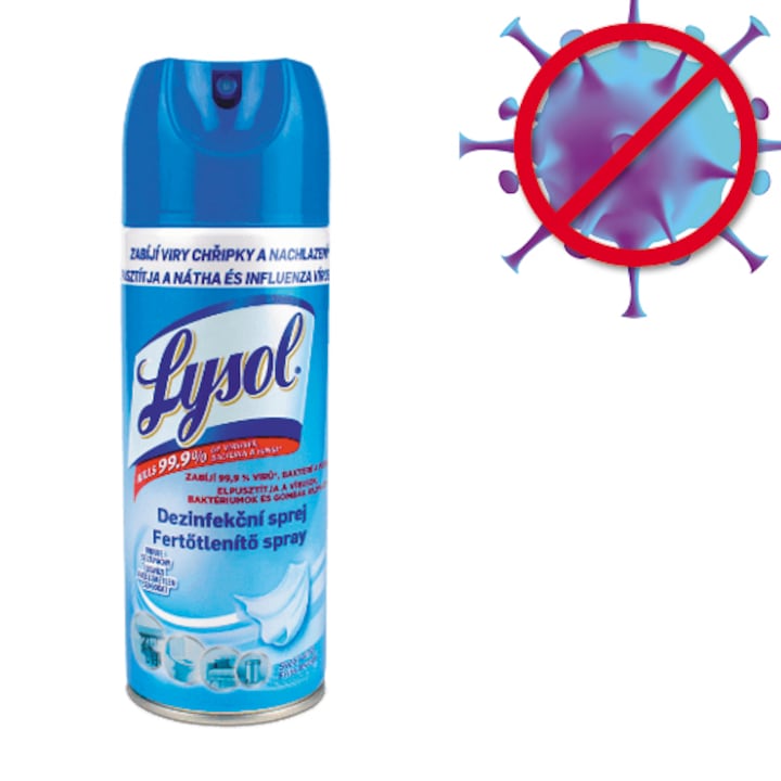 Lysol fertőtlenítő spray, Friss levegő, 400ml