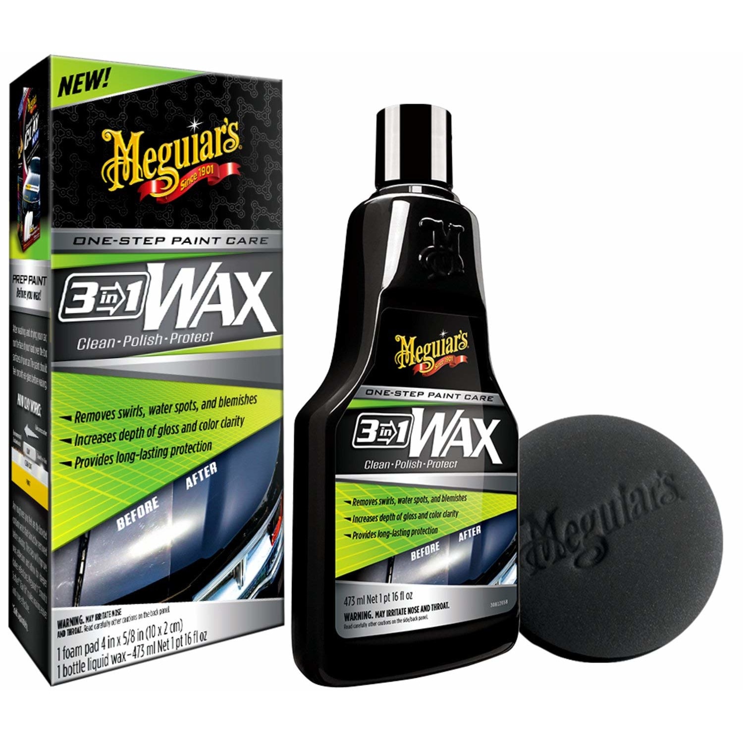 Set ceara 3 in 1 pentru zgarieturi si protectie 473 ML Meguiar’s