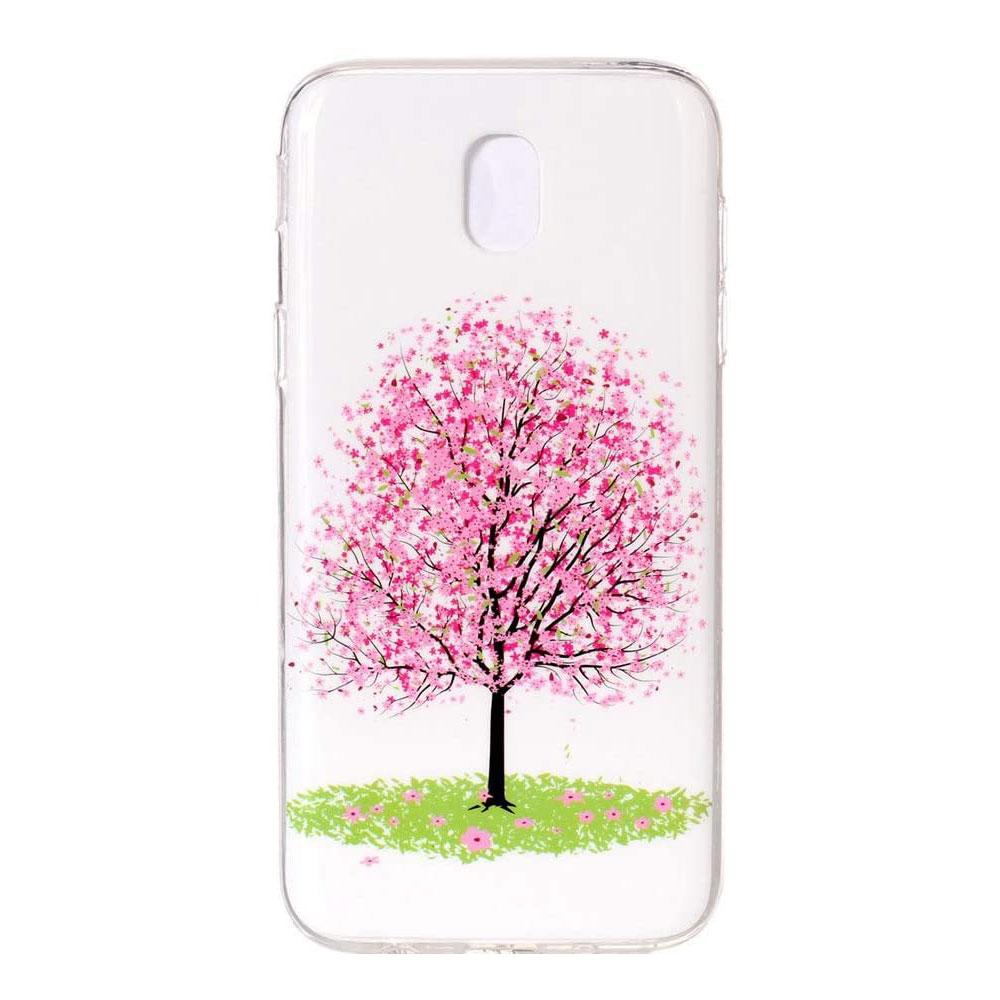 Husa Samsung Galaxy J5 2017 Model Sakura Flowers, Fosforescenta, Antisoc, Viceversa Multicolor