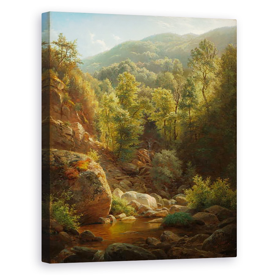 Tablou canvas - Paul Weber - Scena din Catskills, 40 x 50 cm