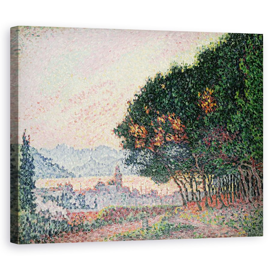 Tablou canvas - Paul Signac - Padure langa St Tropez, 40 x 50 cm