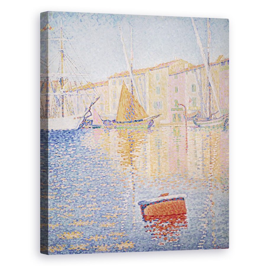 Tablou canvas - Paul Signac - Baliza Rosie, Sfantul Tropez, 60 x 75 cm