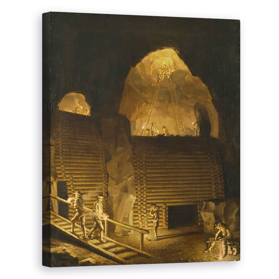 Tablou canvas - Pehr Hillestrom - Falun Copper Mine, 40 x 50 cm