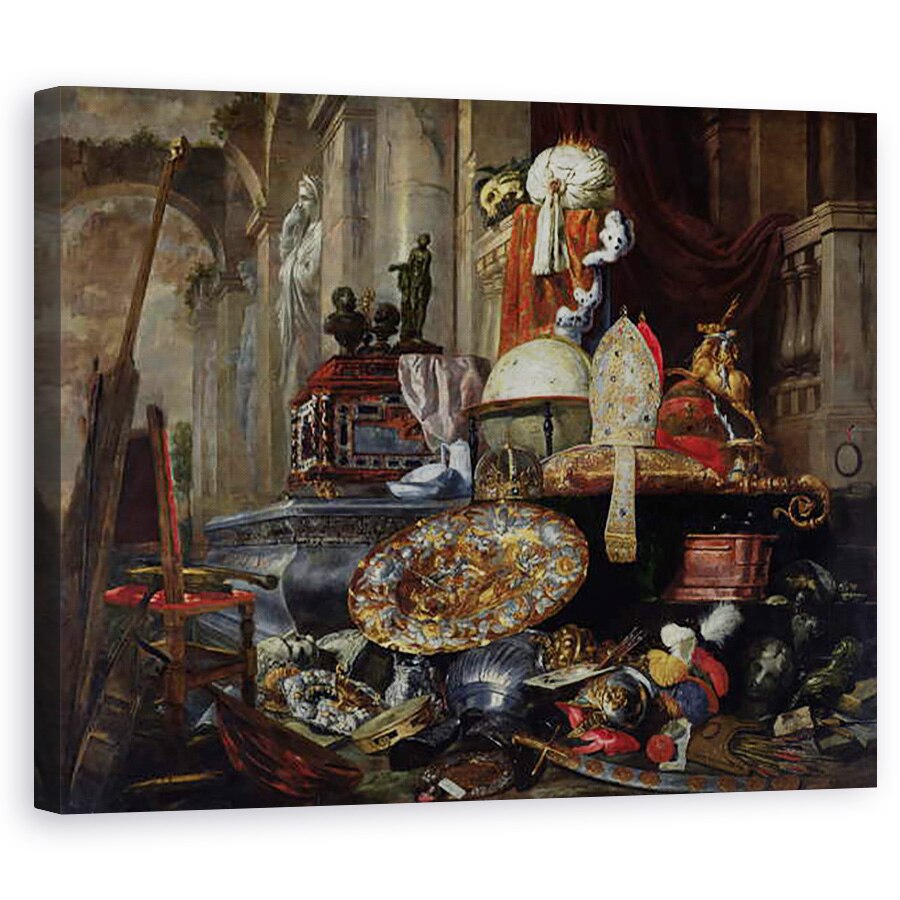 Tablou canvas - Peter Boel - Alegorie a vanitatilor lumii, 40 x 50 cm