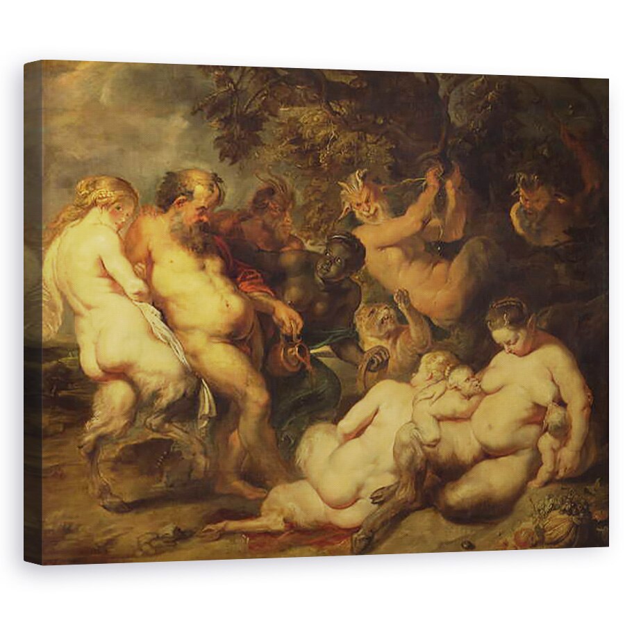 Tablou canvas - Peter Paul Rubens - Bacchanal, 40 x 50 cm