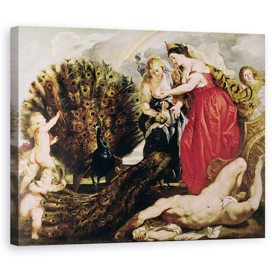 Tablou canvas - Peter Paul Rubens - Juno si Argus, 60 x 75 cm