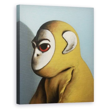 Tablou canvas - Peter Jones - Maimuta galbena, 2006, 40 x 50 cm Tablou canvas - Peter Jones - Maimuta galbena, 2006, 40 x 50 cm