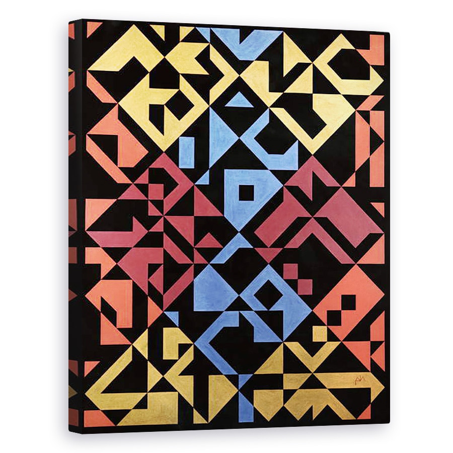 Tablou canvas - Peter McClure - Diagonalele interpuse, 40 x 50 cm